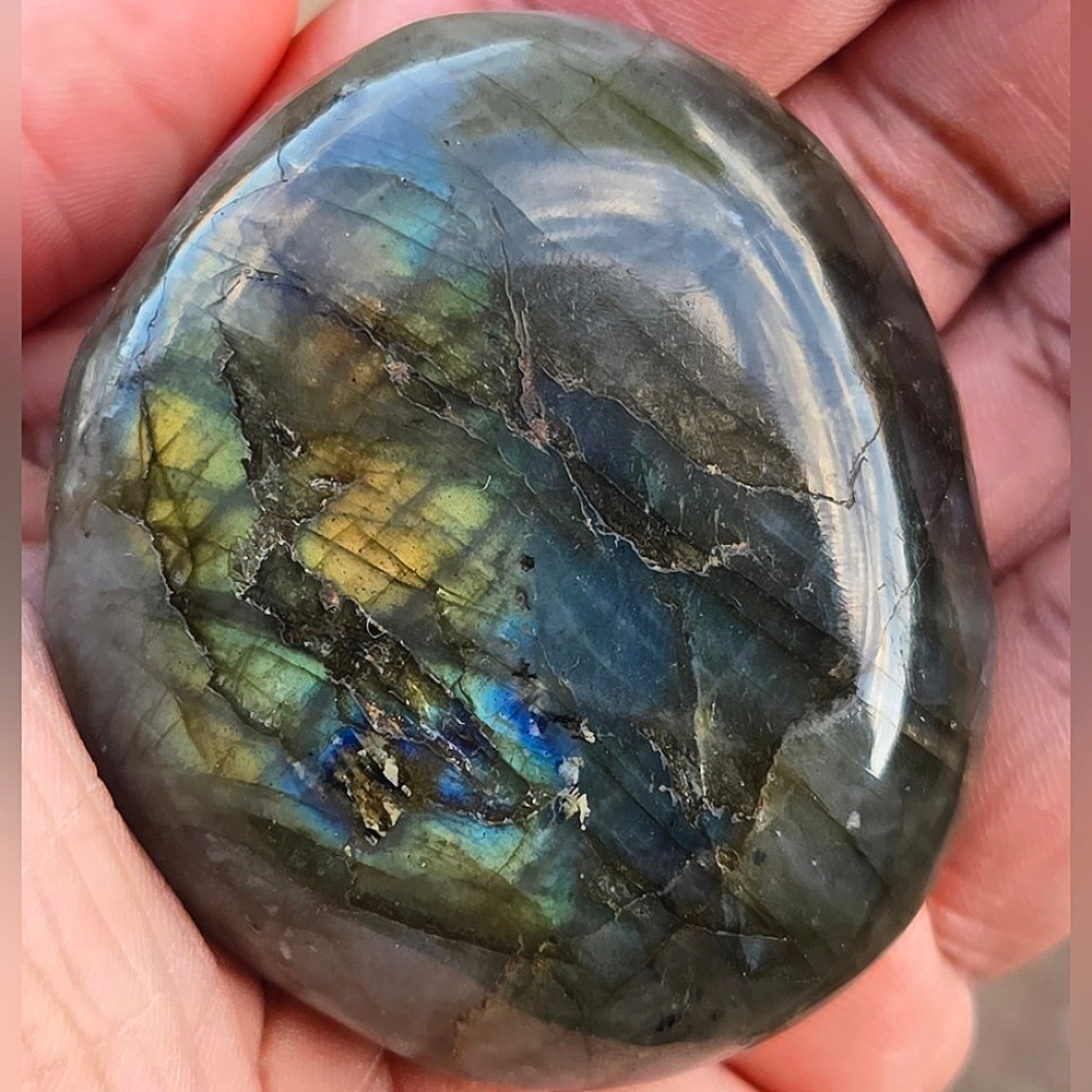 Labradorite Palm Stone